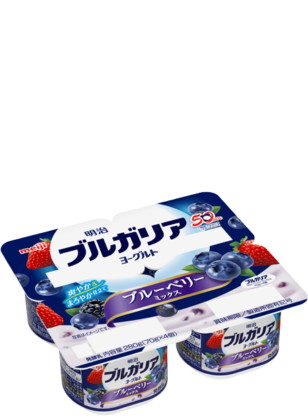 Meiji Bulgaria Yogurt Blueberry Mix 70g×4
