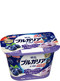 Meiji Bulgaria Yogurt Zero-Fat Blueberry & Three Types of Berries180g