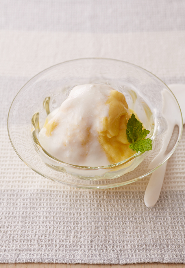マンゴーヨーグルトシャーベット