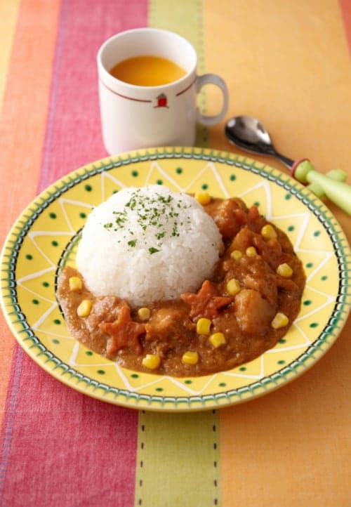 星型にんじんのお子様カレー