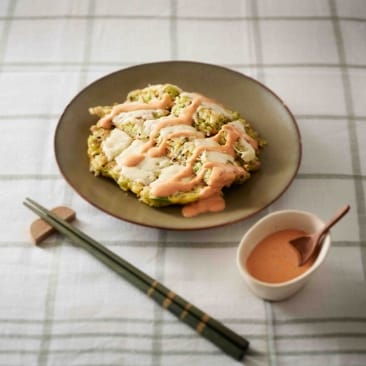 余り野菜で作るお好み焼き