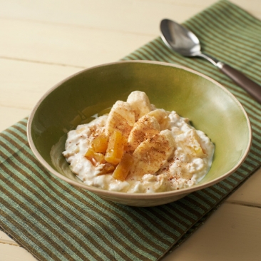 干し芋とバナナの塩ヨーグルト