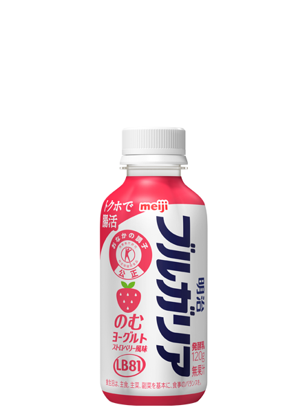 明治ブルガリアのむヨーグルト ストロベリー風味 LB81 ONE SHOT 120g