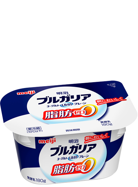 Meiji Bulgaria Yogurt LB81 Zero-Fat Plain 180g