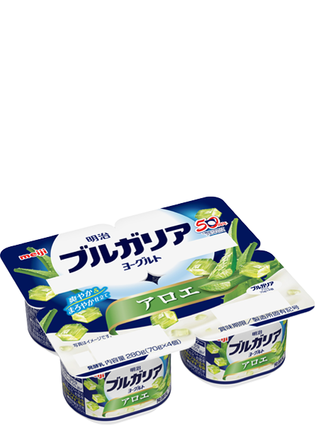 Meiji Bulgaria Yogurt Aloe 70g×4