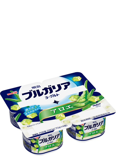 Meiji Bulgaria Yogurt Aloe 70g×4