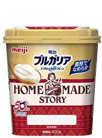 Meiji Bulgaria Yogurt LB81 Plain HOME MADE STORY400g