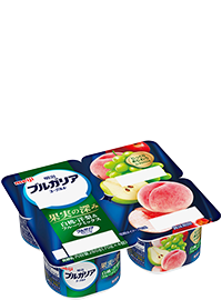 明治ブルガリアヨーグルト 果実の深み 白桃・洋梨＆フルーツミックス70g×4