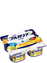 Meiji Bulgaria Yogurt Morning Fruits Mix70g×4