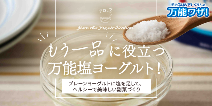 特集no-3 万能塩ヨーグルト