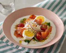 サラダヨーグルトは、超簡単なのに栄養バランスgoodなタイパ食