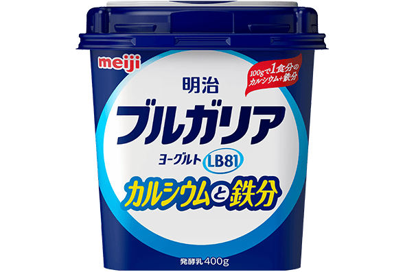 明治ブルガリアヨーグルト LB81カルシウムと鉄分 400 g