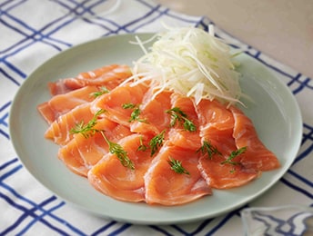 サーモンのカルパッチョ