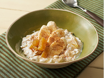 干し芋とバナナの塩ヨ―グルト