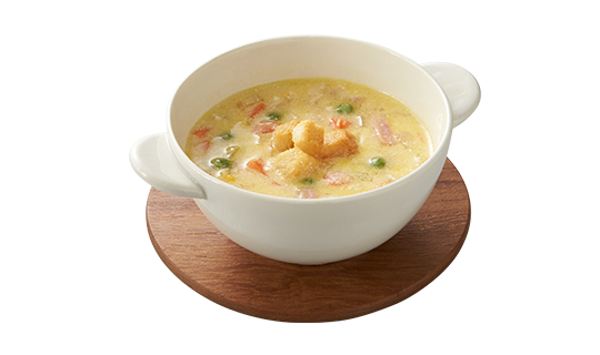 ヨーグルトスープ(冷製コーンチャウダー)