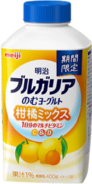 明治ブルガリアのむヨーグルト フルーツミックス＋食物繊維 400 g