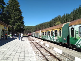 ゆっくり走ることで有名なブルガリア唯一の鉄道