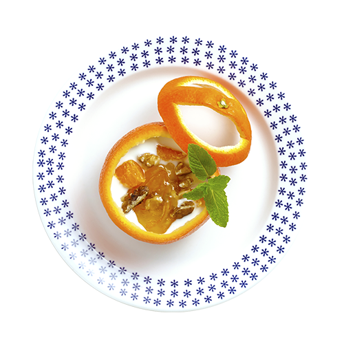 オレンジ バスケット