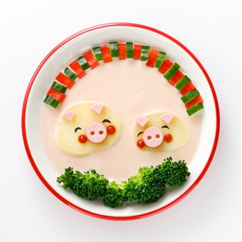 親ブタ子ブタ