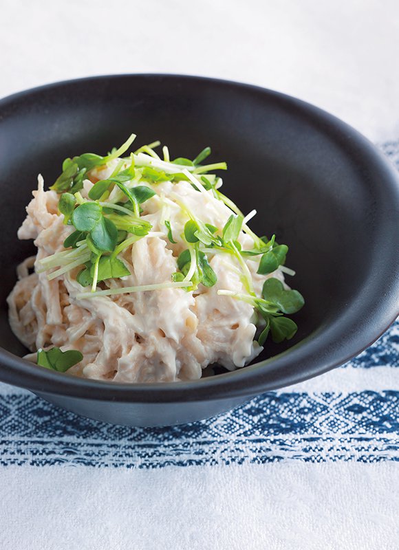 切り干し大根とほたてのサラダ