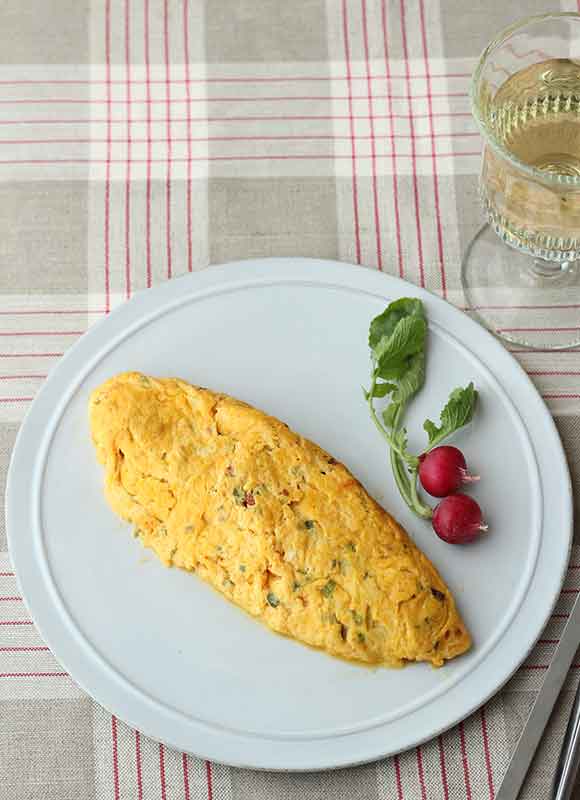 ドライトマトのオムレツ