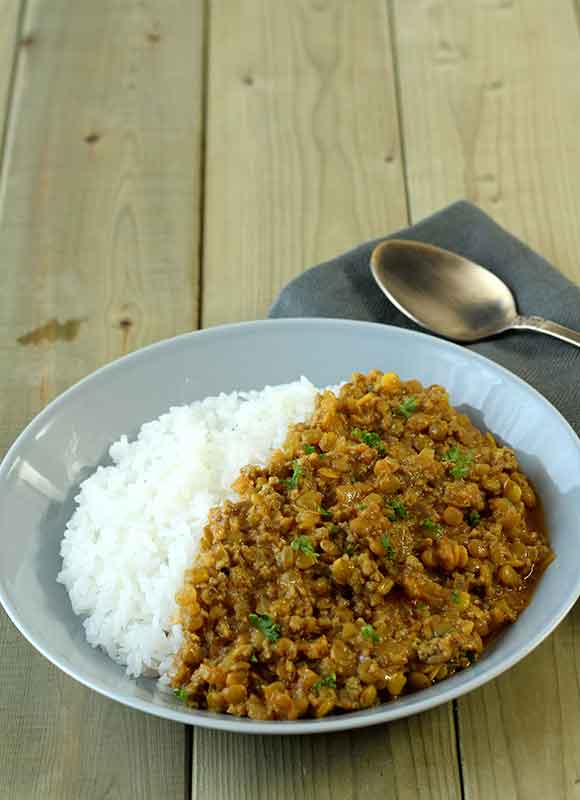 レンズ豆のカレー