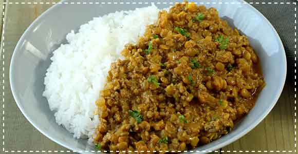 レンズ豆のカレー