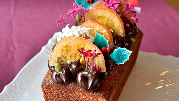 クリスマスのヨーグルトレモンケーキ