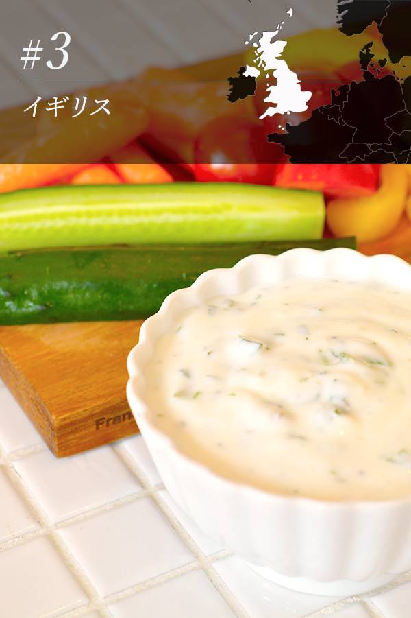 ミントのヨーグルトディップ